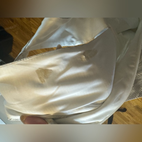 162- GUC Bebe white silver dress. - Picture 7 of 7